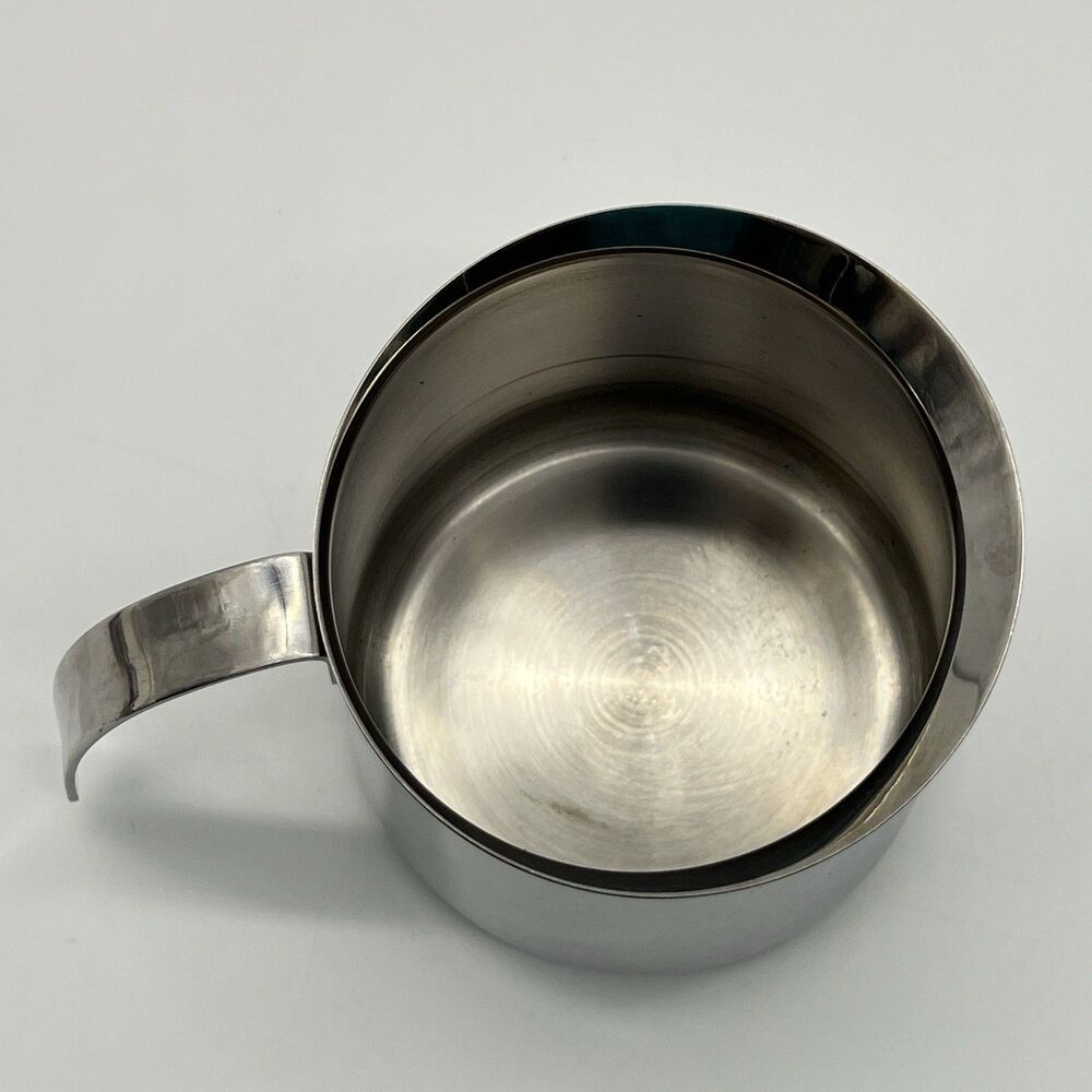 Krups Coffee 18-8 Stainless Steel Milk Frothing 12 oz Pitcher Creamer